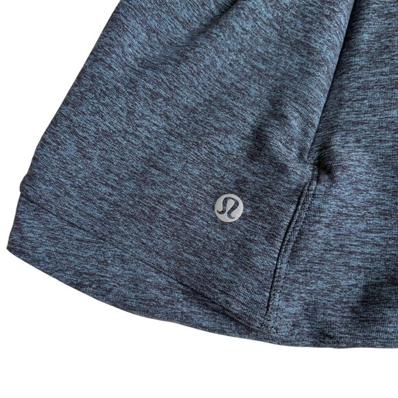 Lululemon Runderful Long Sleeve (Heathered Petrol Blue / Black) - Size 8 - Picture 4 of 9